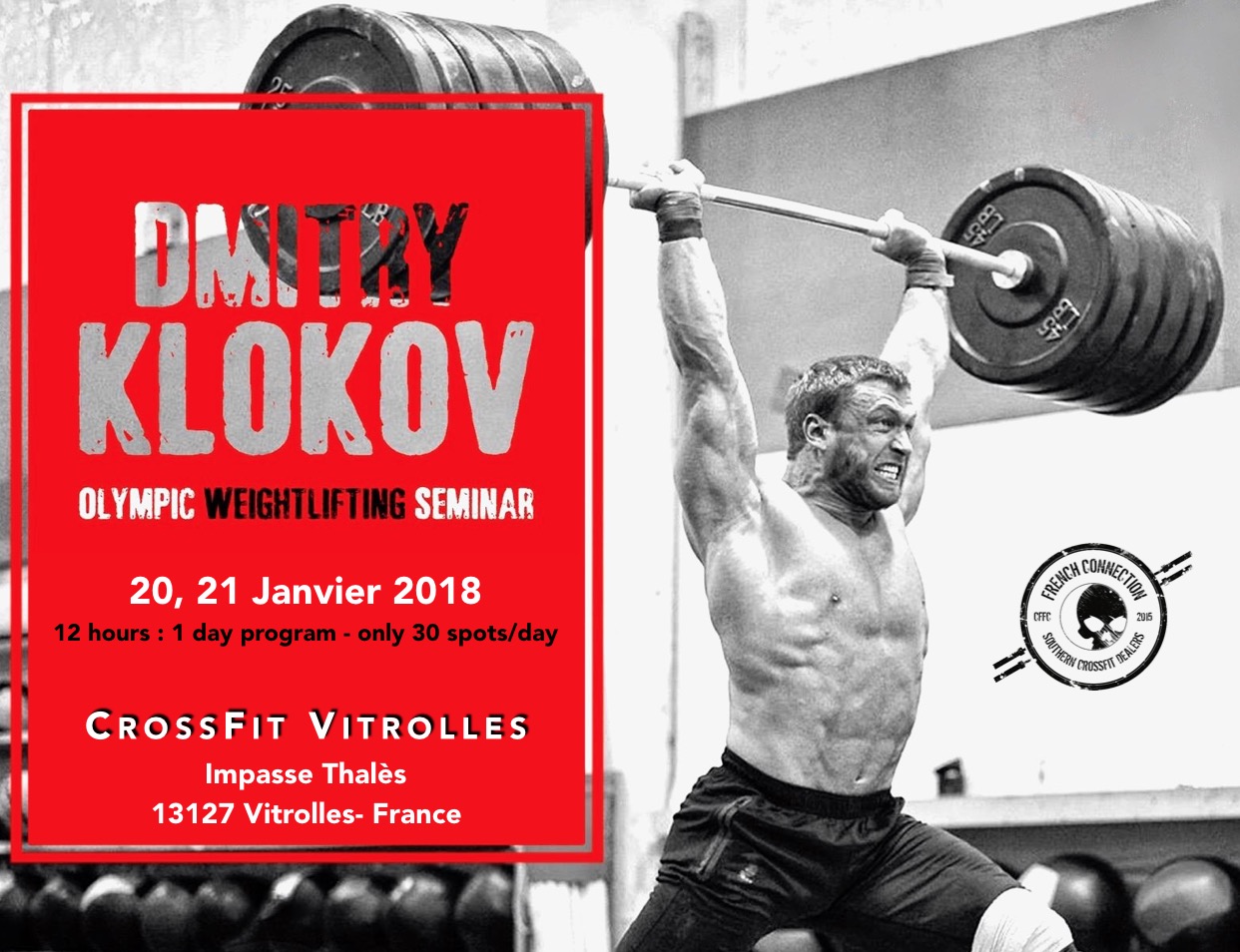 Dmitry Klokov chez CrossFit French Connection